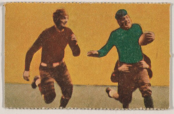 Card 5, from Touchdown 100 Yards series (R343)