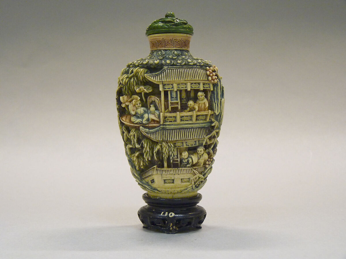 Snuff Bottle, Ivory, China 