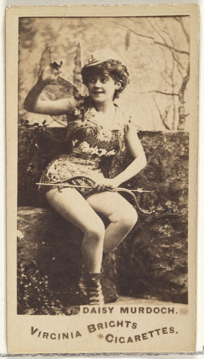 Daisy Murdoch, from the Actors and Actresses series (N45, Type 1) for Virginia Brights Cigarettes, Issued by Allen &amp; Ginter (American, Richmond, Virginia), Albumen photograph 