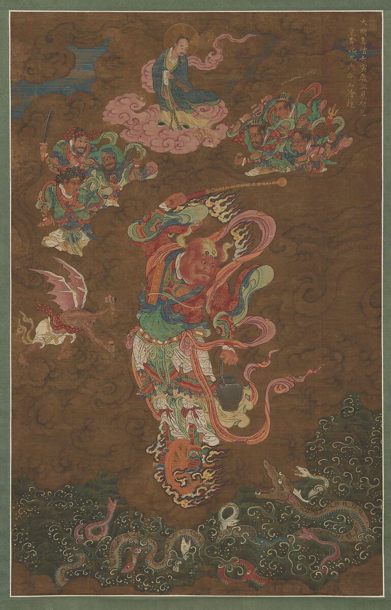 Marshal Wang, Unidentified artist  , 16th century, Hanging scroll; ink and color on silk, China 