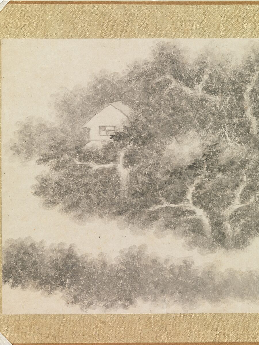 Landscapes and trees, Gong Xian (Chinese, 1619–1689), Album of twelve leaves; ink on paper, China