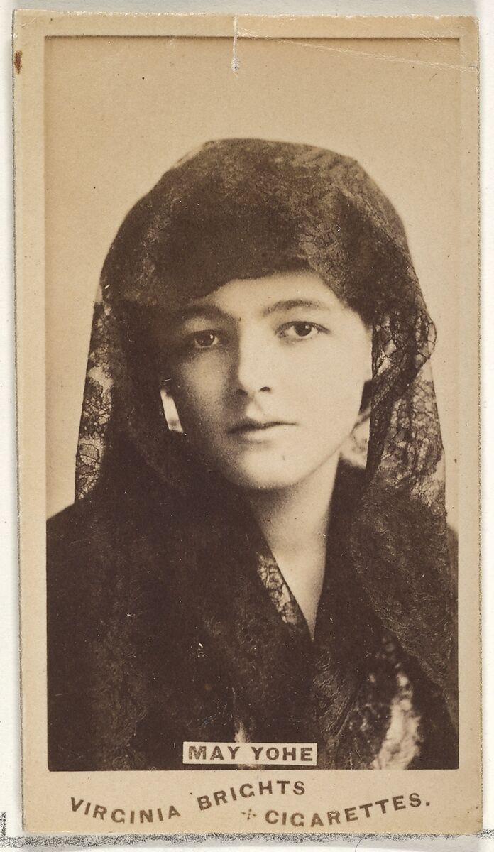May Yohe, from the Actors and Actresses series (N45, Type 1) for Virginia Brights Cigarettes, Issued by Allen &amp; Ginter (American, Richmond, Virginia), Albumen photograph 