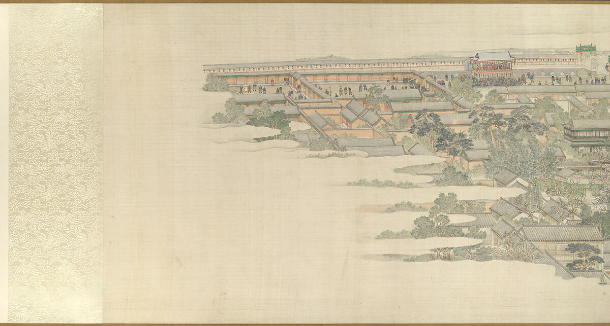 The Qianlong Emperor's Southern Inspection Tour, Scroll Six: Entering Suzhou along the Grand Canal, Xu Yang (Chinese, active ca. 1750–after 1776) and assistants, Handscroll; ink and color on silk, China