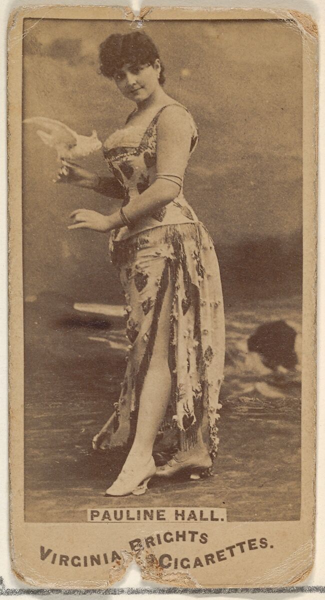 Issued by Allen & Ginter | Pauline Hall, from the Actors and Actresses ...