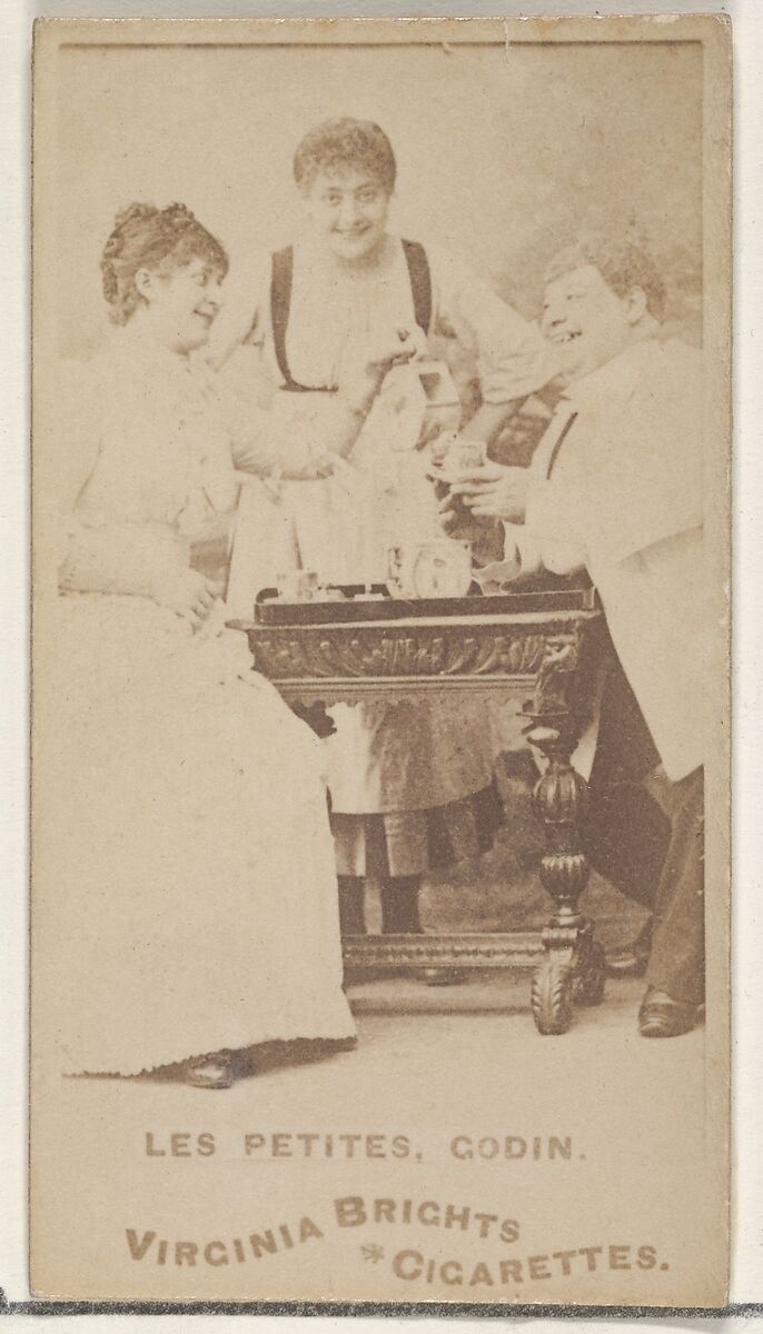 Les Petites, Godin, from the Actors and Actresses series (N45, Type 1) for Virginia Brights Cigarettes, Issued by Allen &amp; Ginter (American, Richmond, Virginia), Albumen photograph 