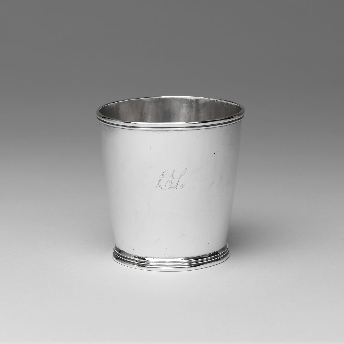 Beaker, C. White (active ca. 1830–40), Silver, American 