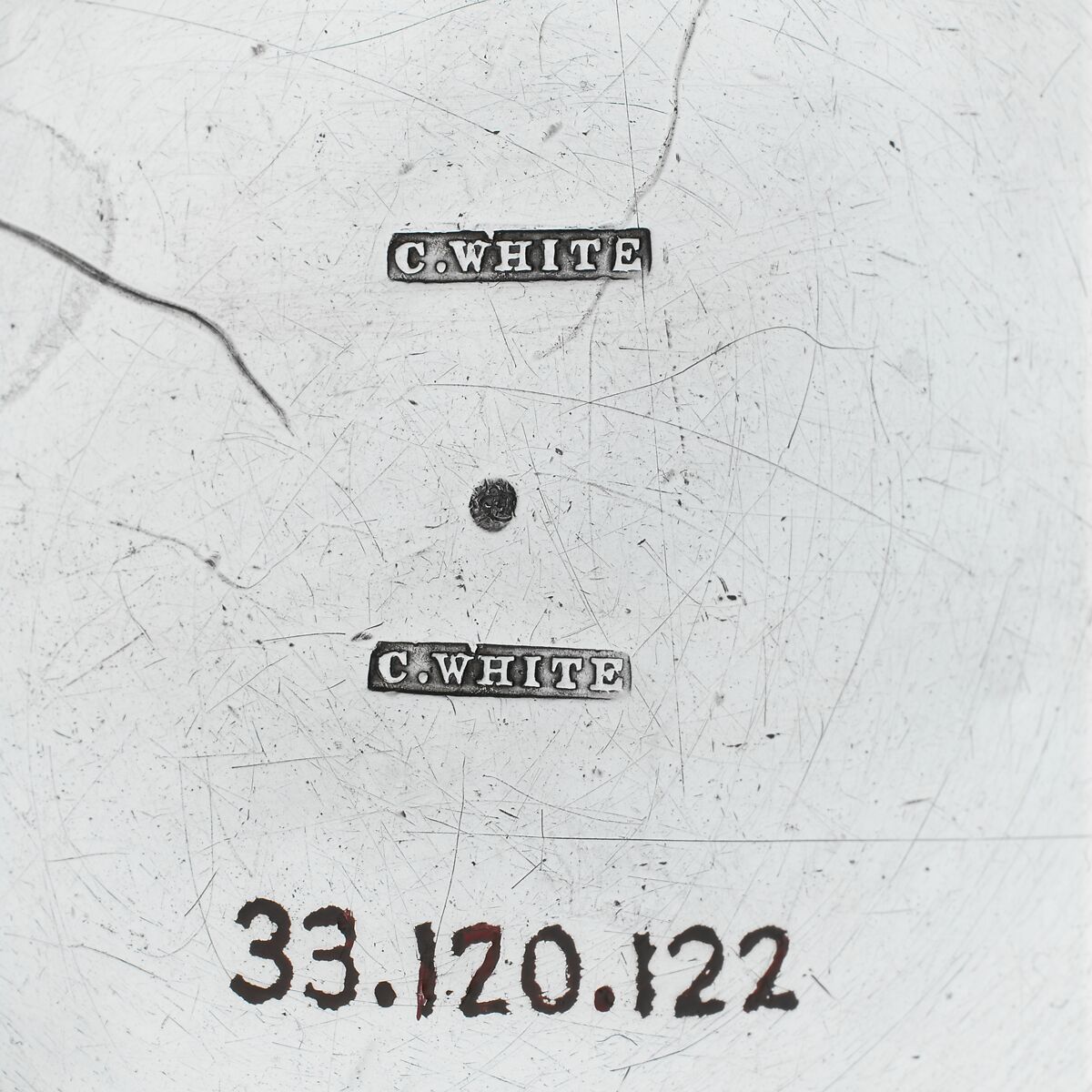 Beaker, C. White (active ca. 1830–40), Silver, American