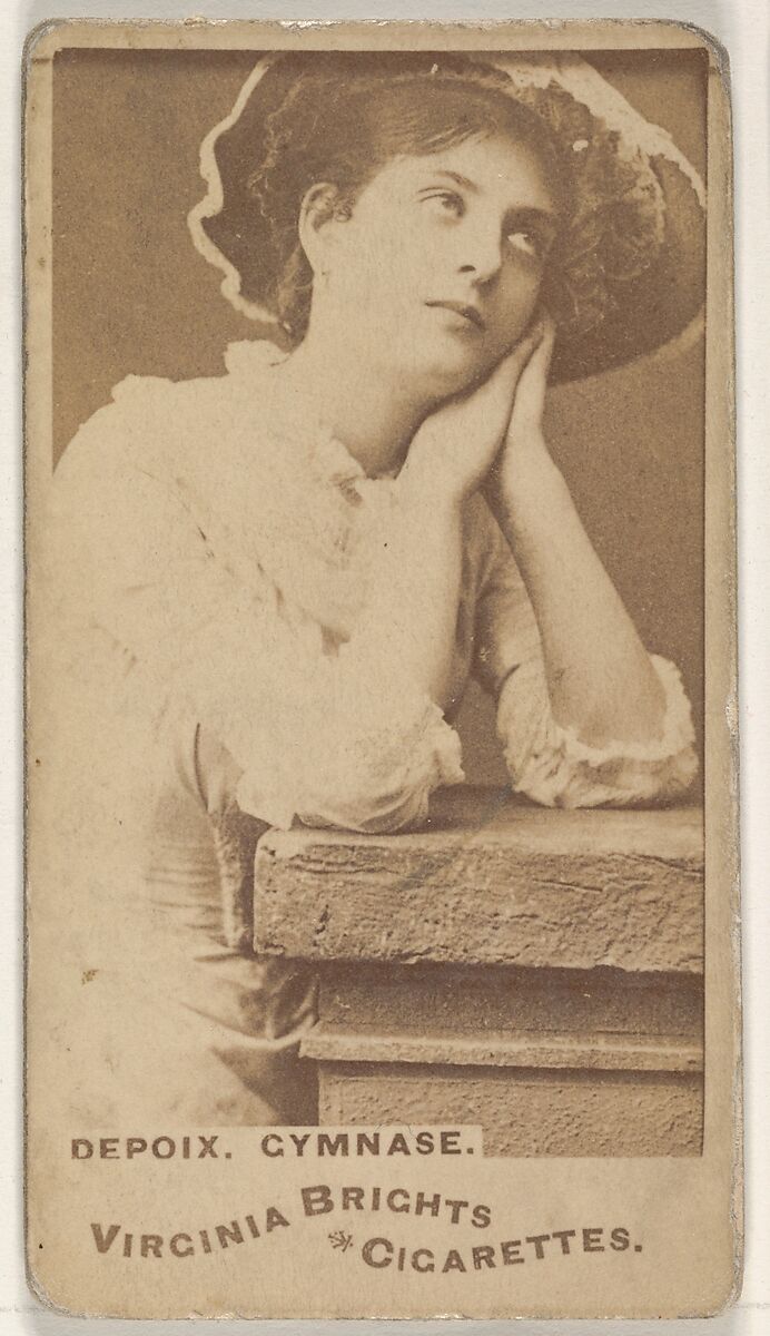 Depoix, Gymnase, from the Actors and Actresses series (N45, Type 1) for Virginia Brights Cigarettes, Issued by Allen &amp; Ginter (American, Richmond, Virginia), Albumen photograph 