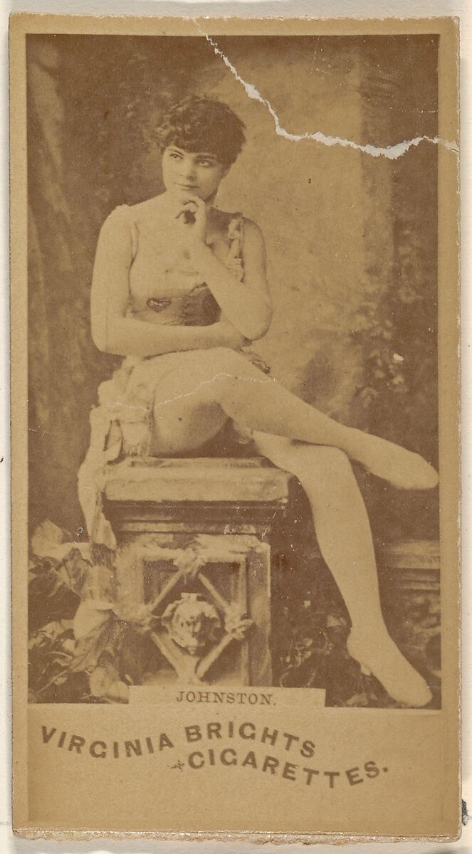 Johnston, from the Actors and Actresses series (N45, Type 1) for Virginia Brights Cigarettes, Issued by Allen &amp; Ginter (American, Richmond, Virginia), Albumen photograph 