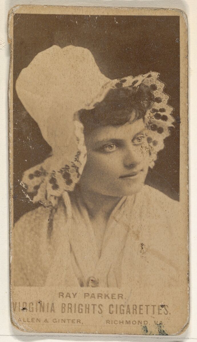 Ray Parker, from the Actors and Actresses series (N45, Type 1) for Virginia Brights Cigarettes, Issued by Allen &amp; Ginter (American, Richmond, Virginia), Albumen photograph 