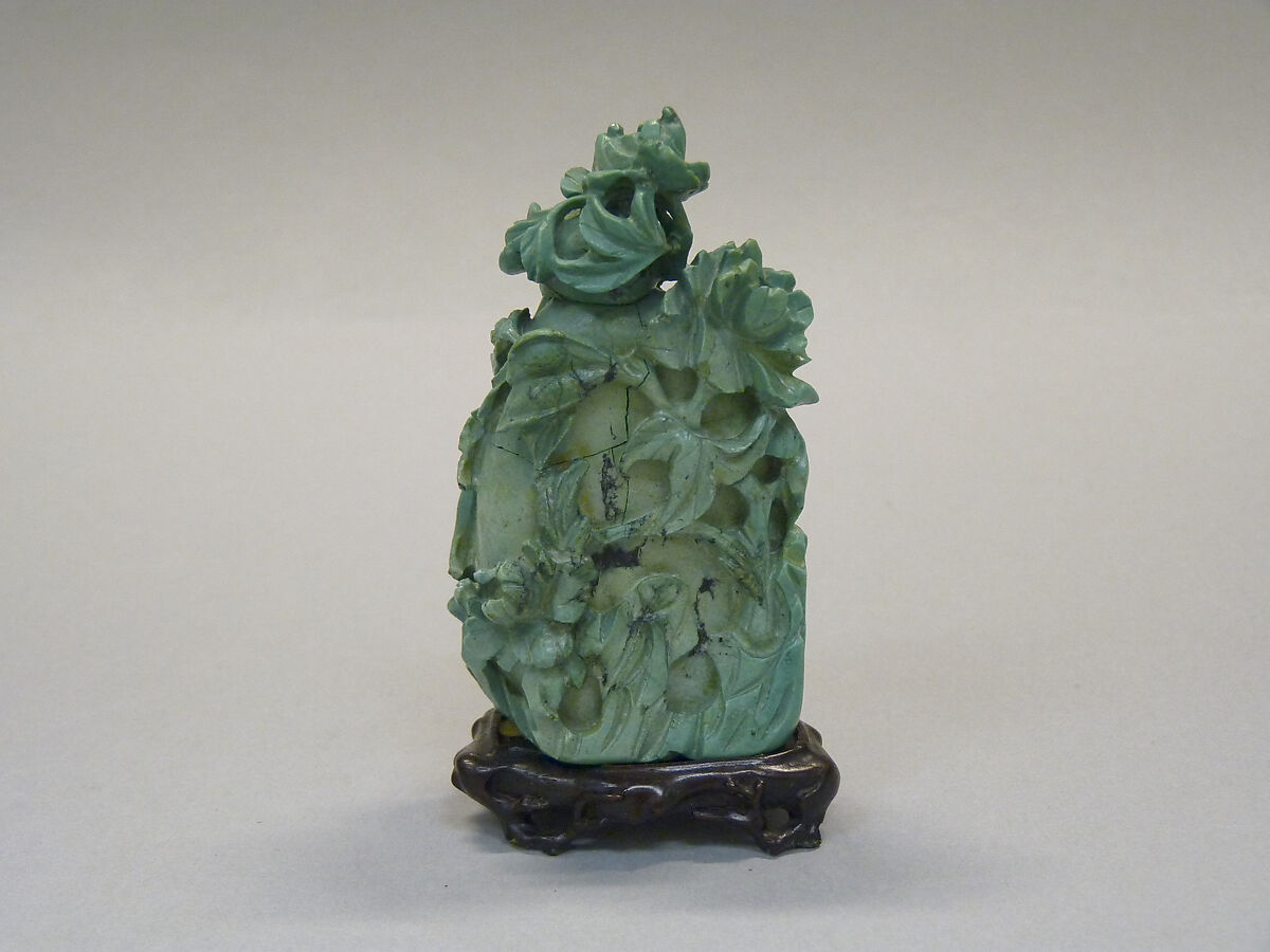 Snuff Bottle, Turquoise, China 