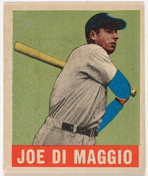Joe Di Maggio, from the All-Star Baseball series (R401-1), issued by Leaf Gum Company, Leaf Gum, Co., Chicago, Illinois, Commercial chromolithograph 
