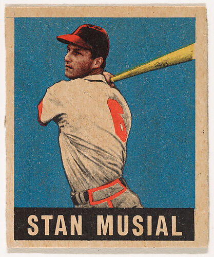 Stan Musial, from the All-Star Baseball series (R401-1), issued by Leaf Gum Company