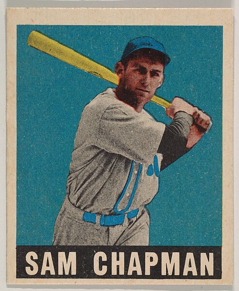 Sam Chapman, from the All-Star Baseball series (R401-1), issued by Leaf Gum Company, Leaf Gum, Co., Chicago, Illinois, Commercial chromolithograph 