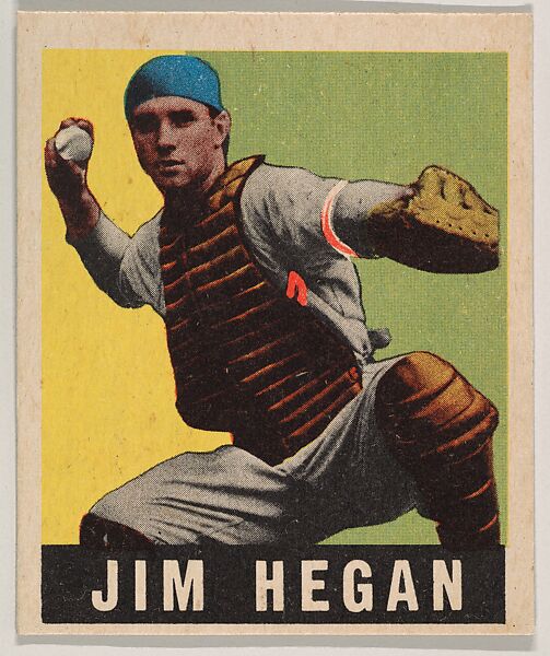Jim Hegan, from the All-Star Baseball series (R401-1), issued by Leaf Gum Company, Leaf Gum, Co., Chicago, Illinois, Commercial chromolithograph 