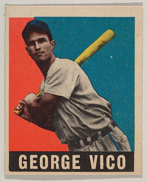 George Vico, from the All-Star Baseball series (R401-1), issued by Leaf Gum Company, Leaf Gum, Co., Chicago, Illinois, Commercial chromolithograph 