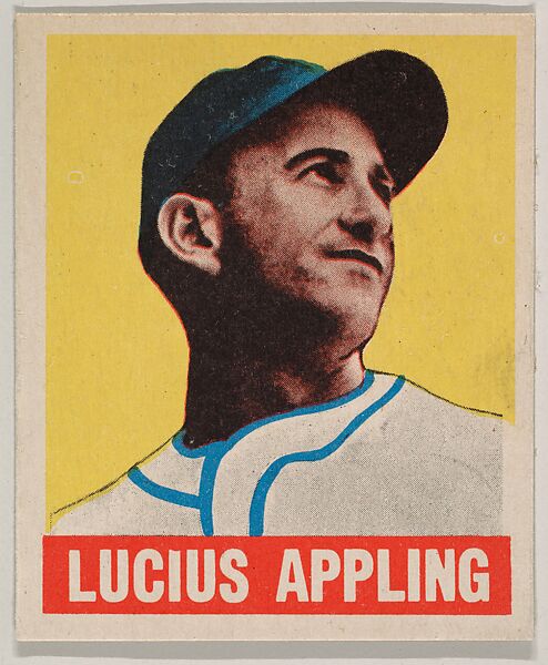 Lucius Appling, from the All-Star Baseball series (R401-1), issued by Leaf Gum Company, Leaf Gum, Co., Chicago, Illinois, Commercial chromolithograph 