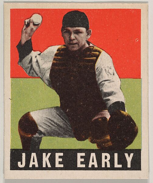 Jake Early, from the All-Star Baseball series (R401-1), issued by Leaf Gum Company, Leaf Gum, Co., Chicago, Illinois, Commercial chromolithograph 