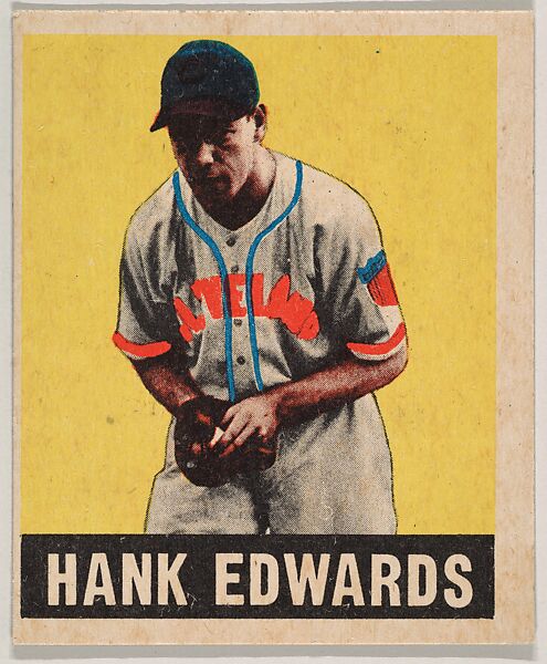 Hank Edwards, from the All-Star Baseball series (R401-1), issued by Leaf Gum Company, Leaf Gum, Co., Chicago, Illinois, Commercial chromolithograph 