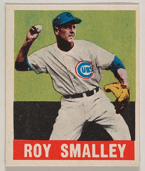 Roy Smalley, from the All-Star Baseball series (R401-1), issued by Leaf Gum Company, Leaf Gum, Co., Chicago, Illinois, Commercial chromolithograph 
