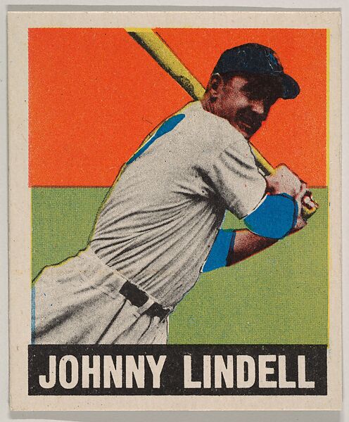 Johnny Lindell, from the All-Star Baseball series (R401-1), issued by Leaf Gum Company, Leaf Gum, Co., Chicago, Illinois, Commercial chromolithograph 