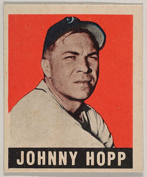Johnny Hopp, from the All-Star Baseball series (R401-1), issued by Leaf Gum Company, Leaf Gum, Co., Chicago, Illinois, Commercial chromolithograph 