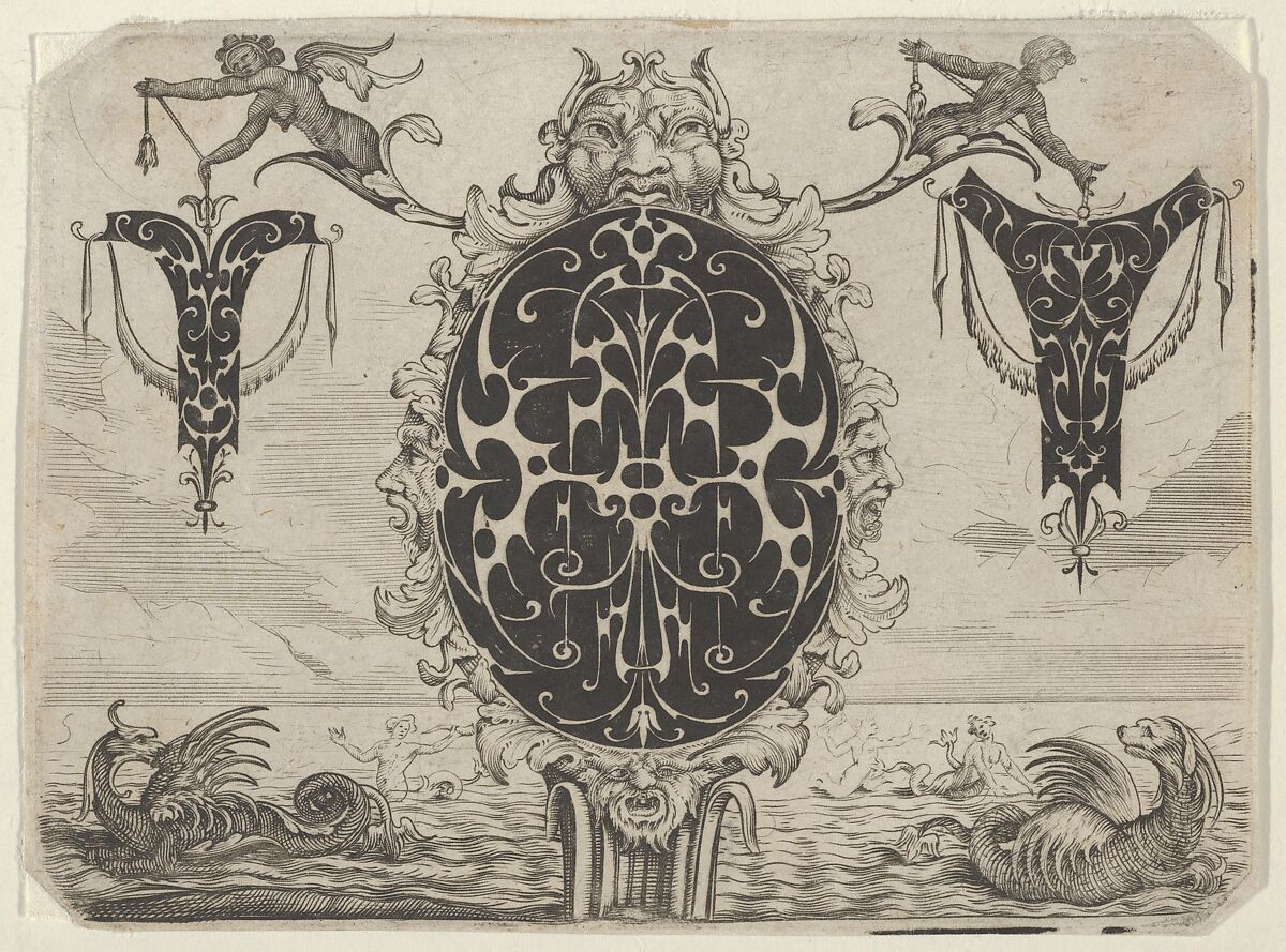 Oval Pendant or Case and Two Bezel Designs, Giovanni Battista Costantini (Italian, active 1615–1628), Blackwork and Engraving 