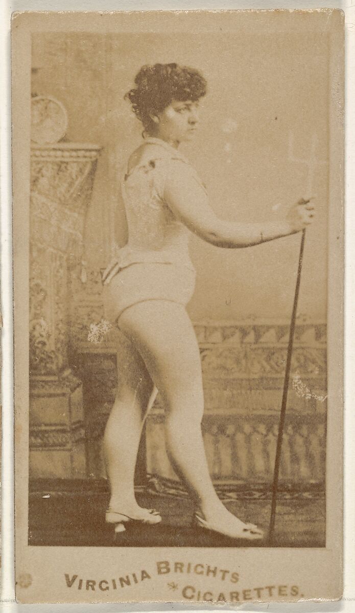 From the Actors and Actresses series (N45, Type 5) for Virginia Brights Cigarettes, Issued by Allen &amp; Ginter (American, Richmond, Virginia), Albumen photograph 