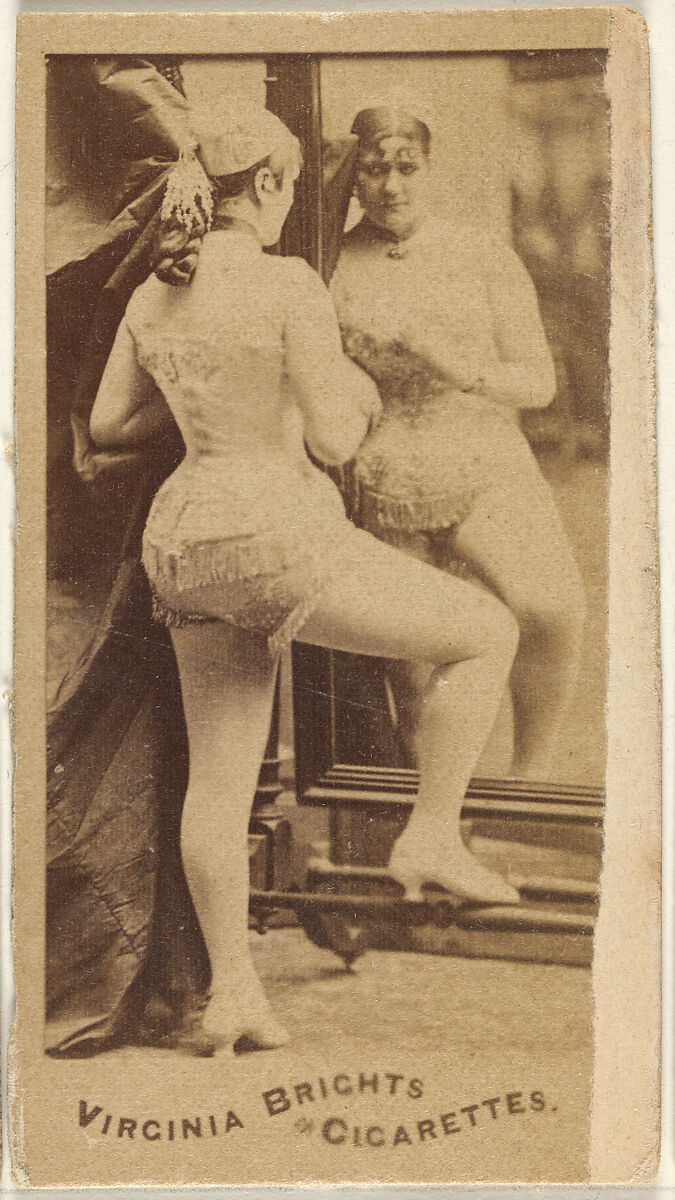 From the Actors and Actresses series (N45, Type 5) for Virginia Brights Cigarettes, Issued by Allen &amp; Ginter (American, Richmond, Virginia), Albumen photograph