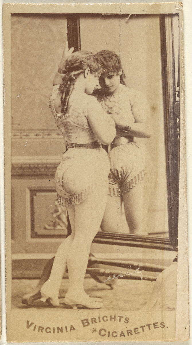 From the Actors and Actresses series (N45, Type 5) for Virginia Brights Cigarettes, Issued by Allen &amp; Ginter (American, Richmond, Virginia), Albumen photograph