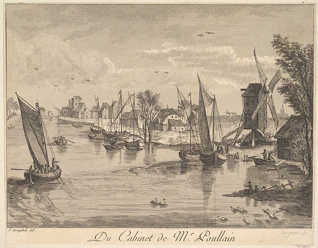 River Landscape after the painting in the cabinet of Mr. Poullain