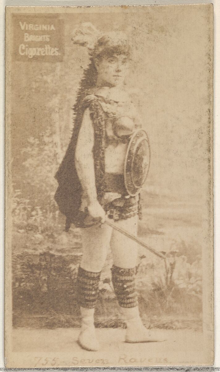 Card 755, Seven Ravens, from the Actors and Actresses series (N45, Type 2) for Virginia Brights Cigarettes, Issued by Allen &amp; Ginter (American, Richmond, Virginia), Albumen photograph 