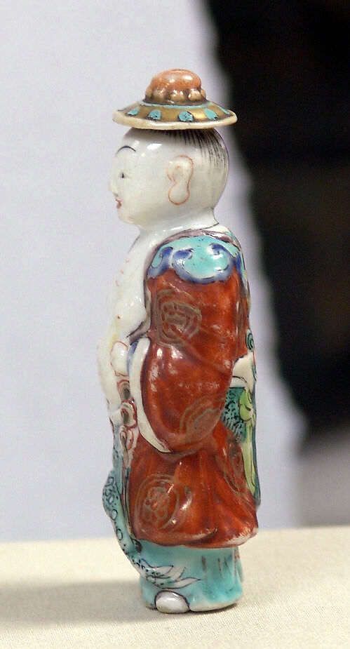 Snuff Bottle, Porcelain, China