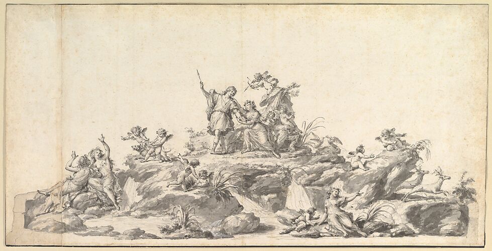 Design for the Fontana di Venere e Adone, Reggia di Caserta, Naples