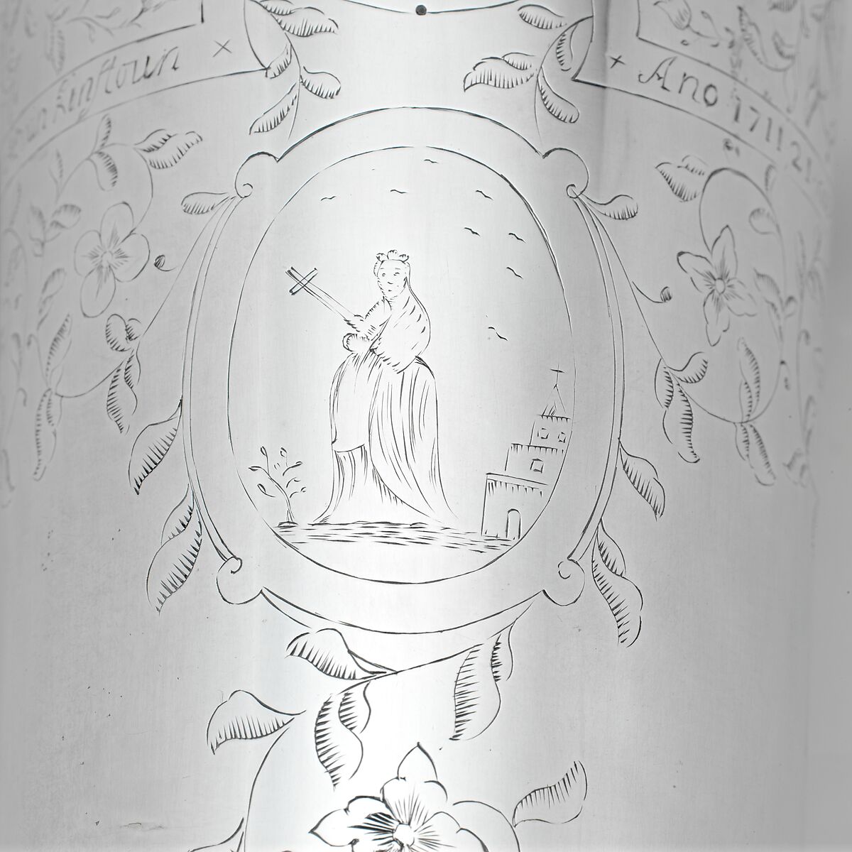 Beaker, Benjamin Wynkoop (baptized 1675–1751), Silver, American