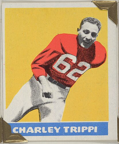 Charley Trippi, from the All-Star Football series (R401-2), issued by Leaf Gum Company