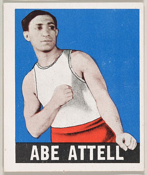 Abe Attell, from the Knock-Out Bubble Gum series (R401-5), issued by Leaf Gum Company, Leaf Gum, Co., Chicago, Illinois, Commercial Chromolithograph 