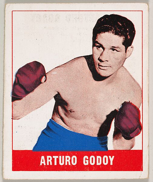 Arturo Goddy, from the Knock-Out Bubble Gum series (R401-5), issued by Leaf Gum Company, Leaf Gum, Co., Chicago, Illinois, Commercial Chromolithograph 