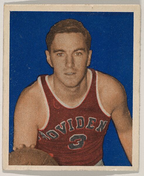 Ernie Calverley, from the Basketball series (R405), issued by Bowman Gum Company, Bowman Gum Company, Commercial Chromolithograph 