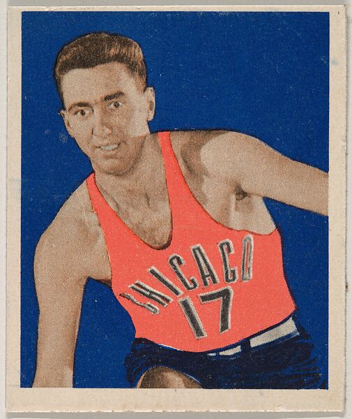Charles (Chuck) Gilmur, from the Basketball series (R405), issued by Bowman Gum Company, Bowman Gum Company, Commercial Chromolithograph 