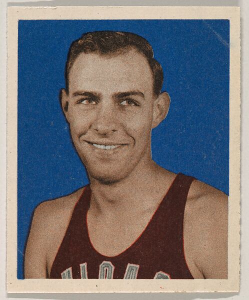 Stan Miasek, from the Basketball series (R405), issued by Bowman Gum Company, Bowman Gum Company, Commercial Chromolithograph 