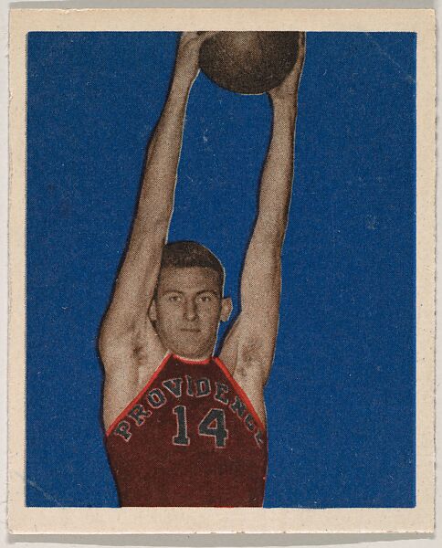 George Nostrand, from the Basketball series (R405), issued by Bowman Gum Company, Bowman Gum Company, Commercial Chromolithograph 