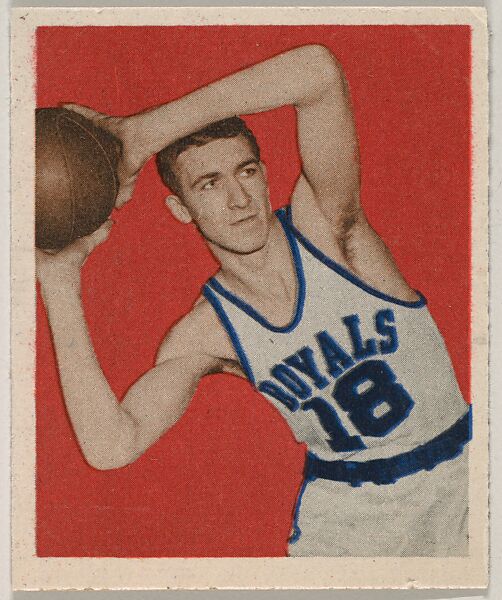 Arnie Risen, from the Basketball series (R405), issued by Bowman Gum Company, Bowman Gum Company, Commercial Chromolithograph 