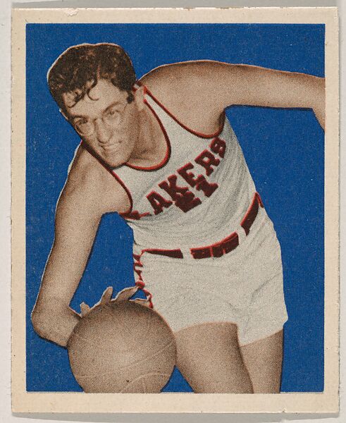 George Mikan, from the Basketball series (R405), issued by Bowman Gum Company, Bowman Gum Company, Commercial Chromolithograph 