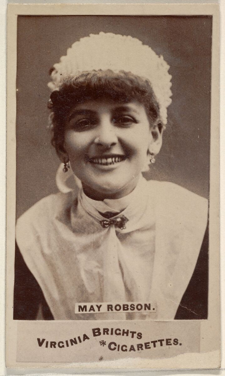 May Robson, from the Actors and Actresses series (N45, Type 6) for Virginia Brights Cigarettes, Issued by Allen &amp; Ginter (American, Richmond, Virginia), Albumen photograph 