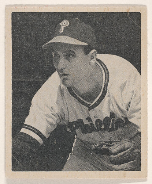 Emil (Dutch) Leonard, from the Baseball series (R406-1), issued by Bowman Gum Company, Bowman Gum Company  American, Photolithograph