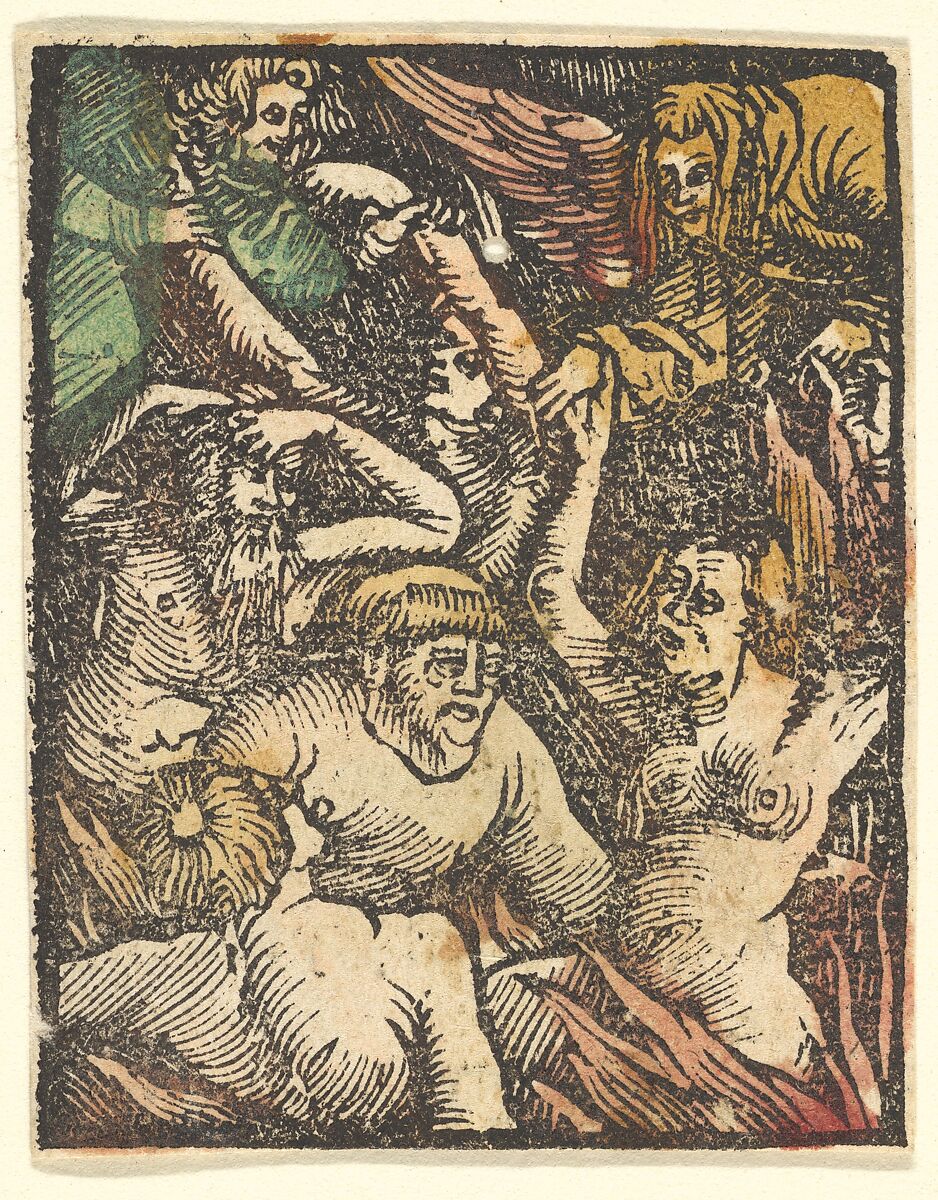 Hell (copy), After Hans Baldung (called Hans Baldung Grien) (German, Schwäbisch Gmünd (?) 1484/85–1545 Strasbourg), Woodcut, hand-colored 