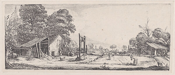 Facsimile Reproduction of Le Jardin, appelé aussi Le Marais (The Garden, also called The Marsh), from Les Quatre Paysages (The Four Landscapes)