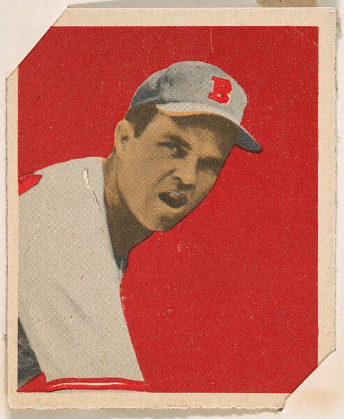 Johnny Sain, part of the 1949 Bowman Baseball series (R406-2) issued by Bowman Gum Company., Bowman Gum Company, Commercial color lithograph 