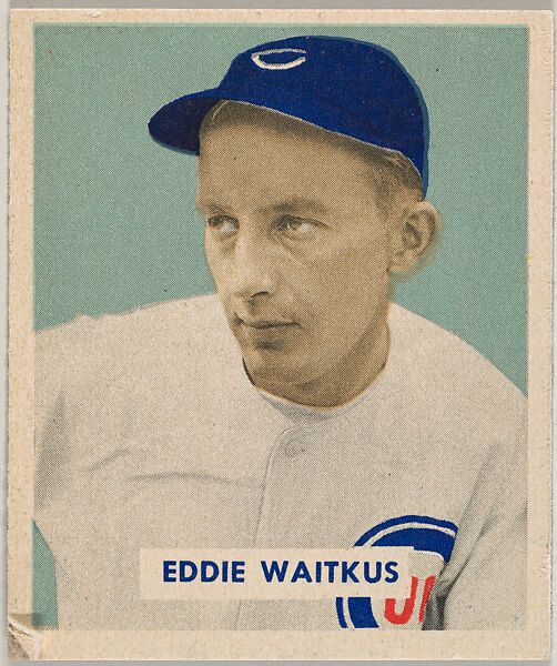 Eddie Waitkus, part of the 1949 Bowman Baseball series (R406-2) issued by Bowman Gum Company., Bowman Gum Company, Commercial color lithograph 